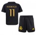 Billige Real Madrid Rodrygo Goes #11 Børnetøj Tredjetrøje til baby 2023-24 Kortærmet (+ korte bukser)